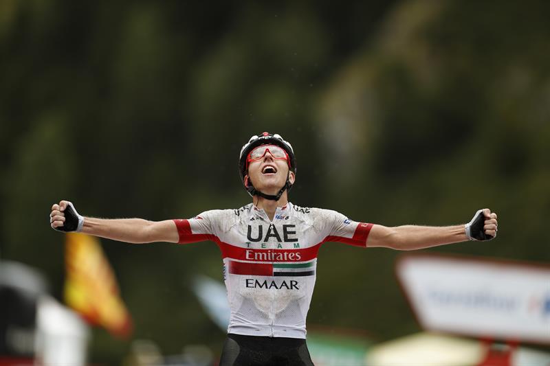 Tadej Pogacar se impone en la novena etapa de la Vuelta a España y Quintana se pone líder Tadej Pogacar se impone en la novena etapa de la Vuelta a España y Quintana se pone líder