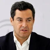 El presidente de la Junta de Andalucía, Juanma Moreno El presidente de la Junta de Andalucía, Juanma Moreno