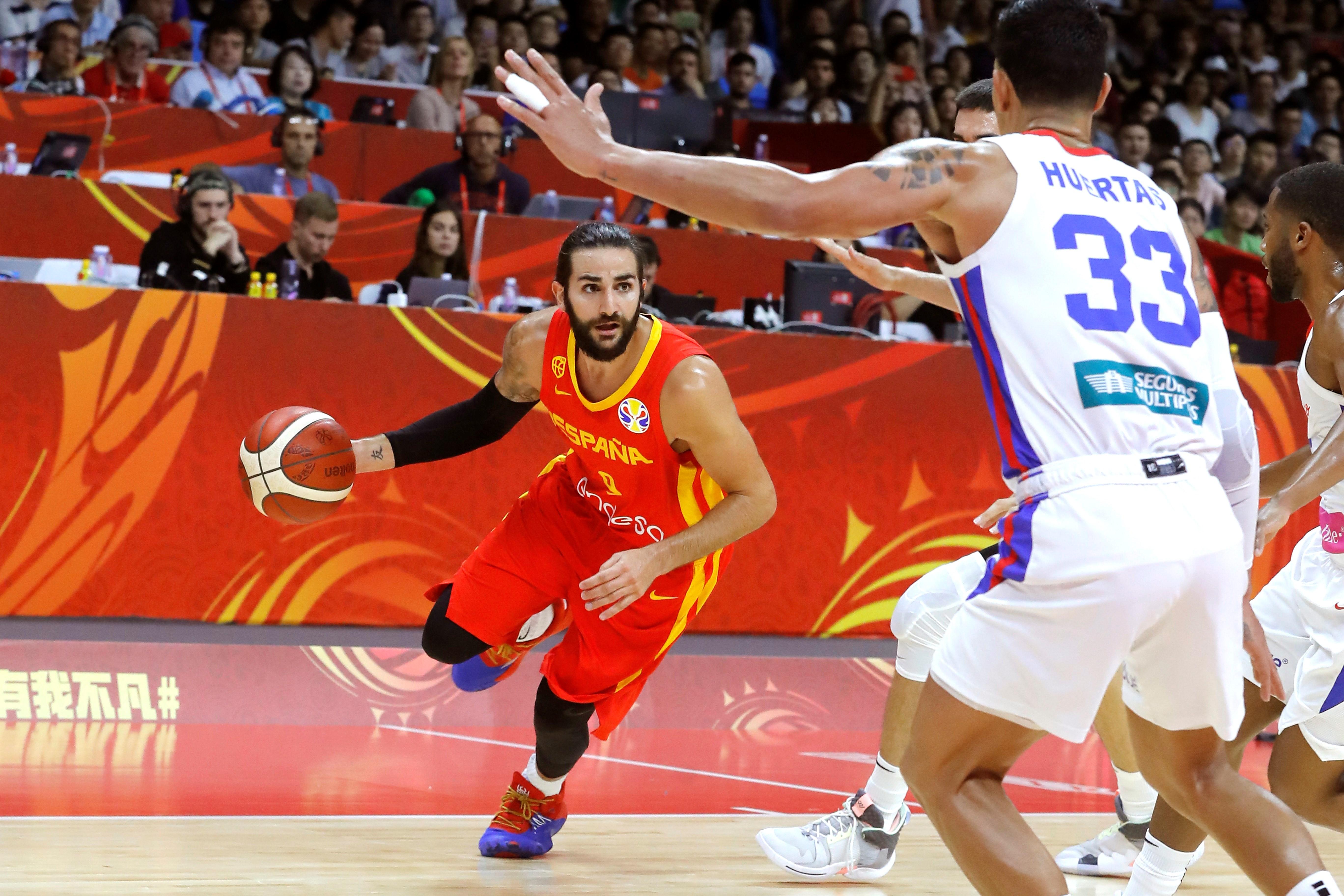 La selección española de baloncesto alcanza la segunda fase del Mundial tras ganar a Puerto Rico La selección española de baloncesto alcanza la segunda fase del Mundial tras ganar a Puerto Rico