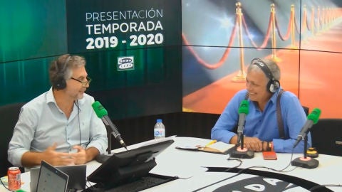 Carlos Alsina y Juan Ram&oacute;n Lucas en la presentaci&oacute;n de la temporada de Onda Cero 2019/2020