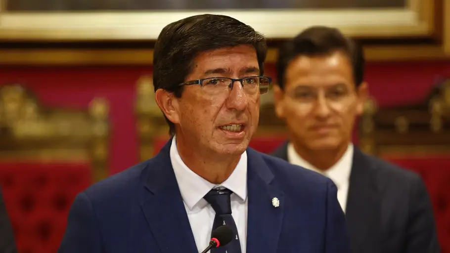 Juan Marín en Granada Primera visita institucional del vicepresidente de la Junta a Granada