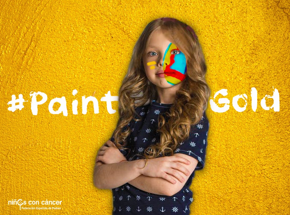 ‘Paint Gold’, iniciativa de NIÑOS CON CÁNCER para concienciar a la sociedad sobre el cáncer infantil ‘Paint Gold’, iniciativa de NIÑOS CON CÁNCER para concienciar a la sociedad sobre el cáncer infantil