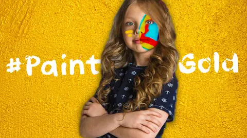 ‘Paint Gold’, iniciativa de NIÑOS CON CÁNCER para concienciar a la sociedad sobre el cáncer infantil EN BUENAS MANOS