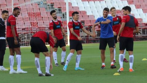 Entrenamiento de la UD Almer&iacute;a