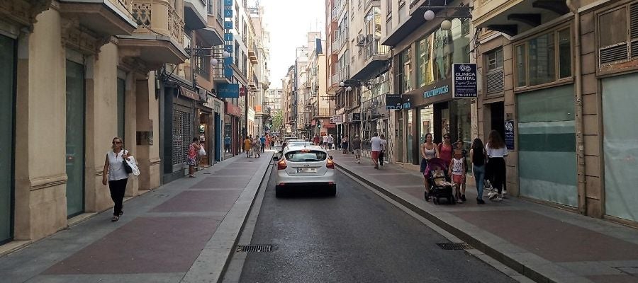 Calle Corredora de Elche. Calle Corredora de Elche.