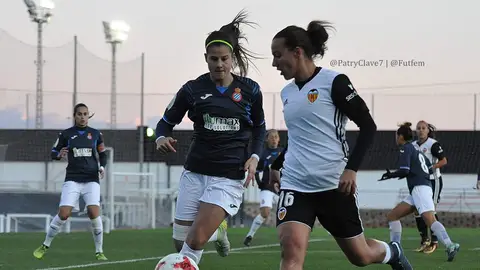 Imagen del partido entre Espanyol y Valencia Imagen del partido entre Espanyol y Valencia