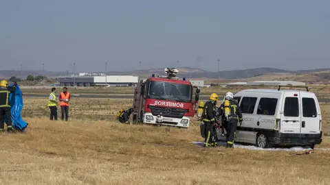 El Aeropuerto ha organizado un simulacro de accidente aéreo El Aeropuerto ha organizado un simulacro de accidente aéreo