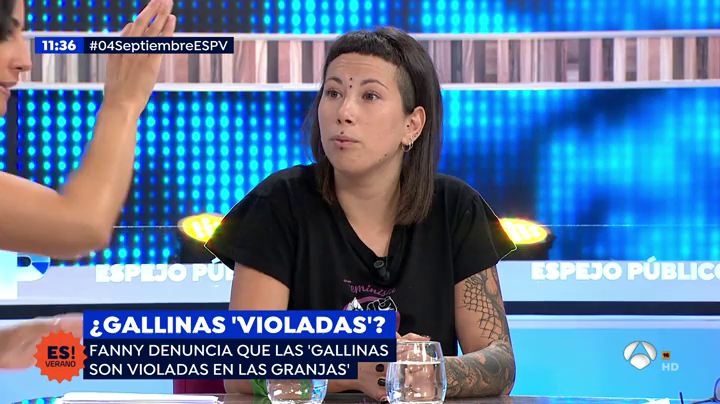 Tenso rifirrafe entre Fanny, de 'Almas Veganas', y una colaboradora de Espejo Público Tenso rifirrafe entre Fanny, de 'Almas Veganas', y una colaboradora de Espejo Público