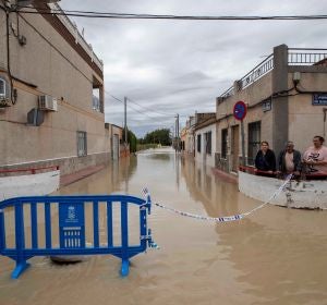 Zona afectada en Murcia tras el paso de la gota fría. Zona afectada en Murcia tras el paso de la gota fría.