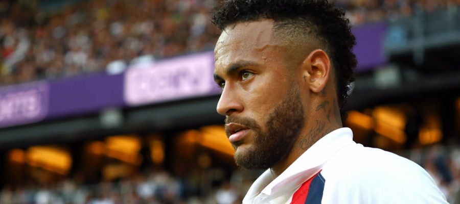 Neymar, con el PSG Neymar, con el PSG