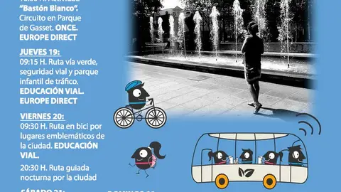 La Semana de la Movilidad se celebrará del 16 al 22 de septiembre La Semana de la Movilidad se celebrará del 16 al 22 de septiembre