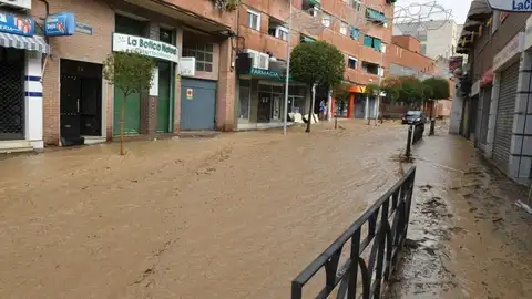 Arganda del Rey durante las tormentas Arganda del Rey durante las tormentas
