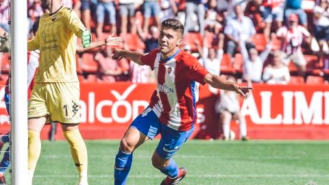 El jugador del Sporting de Gij&oacute;n, Nacho M&eacute;ndez
