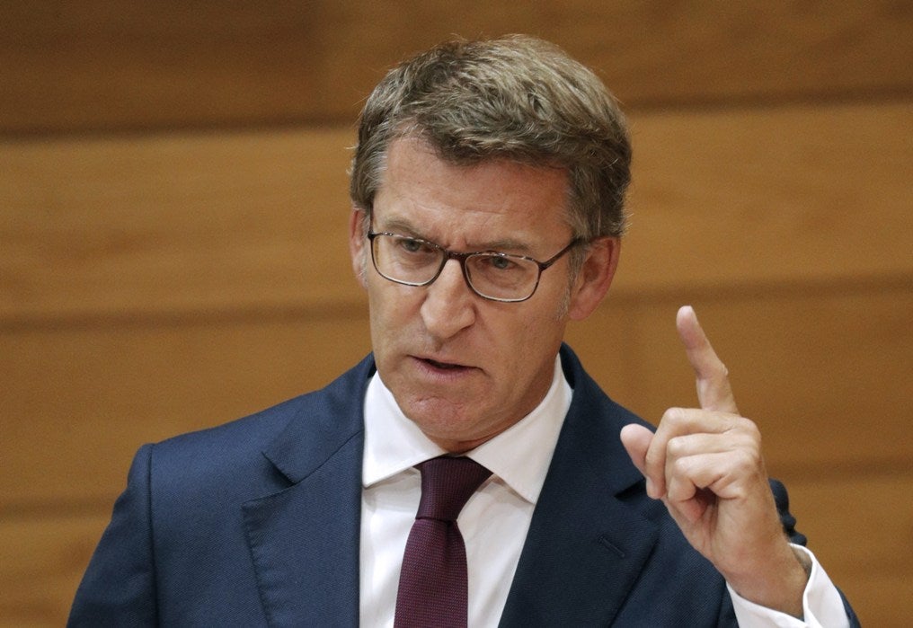 Feijóo: "Que Otegi hable en nombre de los gallegos me produce urticaria" Feijóo: "Que Otegi hable en nombre de los gallegos me produce urticaria"