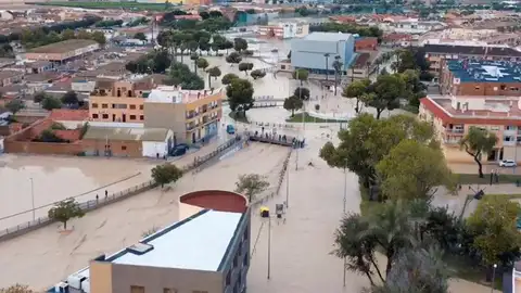 Inundaciones en Torre Pacheco causadas por la gota fría Inundaciones en Torre Pacheco causadas por la gota fría