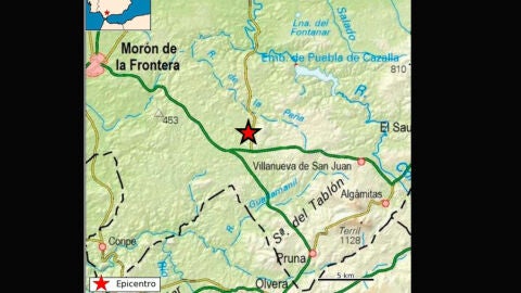 Terremoto en Villanueva de San Juan