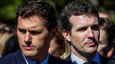 Albert Rivera y Pablo Casado