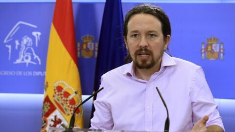 El l&iacute;der de Unidas Podemos Pablo Iglesias