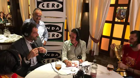 Jorge Garbajosa, Sergio Scariolo y Rudy Fernández en El Transistor Jorge Garbajosa, Sergio Scariolo y Rudy Fernández en El Transistor