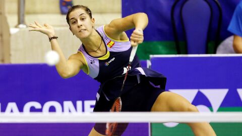 Carolina Mar&iacute;n, durante un partido