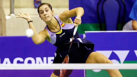 Carolina Marín, durante un partido Carolina Marín, durante un partido
