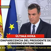 Sánchez sobre si tenía que pedir perdón a los españoles: "España necesita un gobierno, pero no un gobierno cualquiera" Sánchez sobre si tenía que pedir perdón a los españoles: "España necesita un gobierno, pero no un gobierno cualquiera"