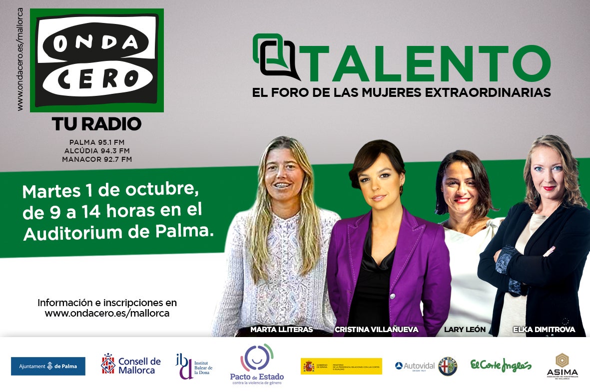 Onda Cero Mallorca organiza su primer Foro Talento Onda Cero Mallorca organiza su primer Foro Talento