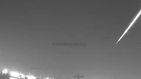 La bola de fuego que se ha visto desde Sevilla La bola de fuego que se ha visto desde Sevilla