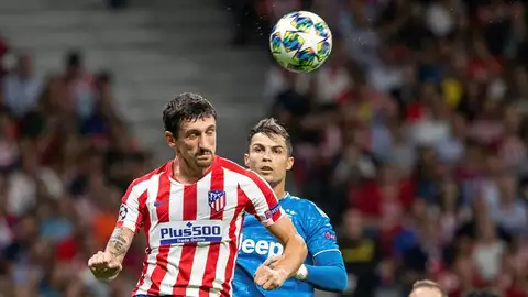 El defensa del Atlético, Stephan Savic. El defensa del Atlético, Stephan Savic.