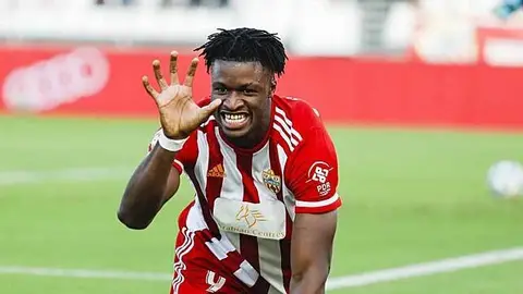 Sekou, pichichi de Segunda División. Sekou, pichichi de Segunda División.