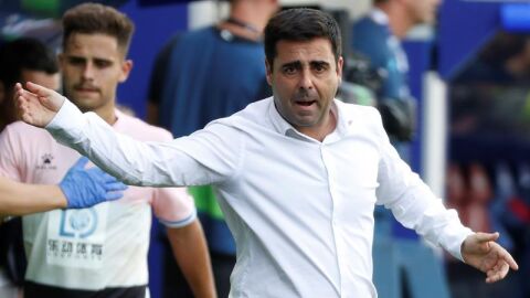 El entrenador del Espanyol, David Gallego. 