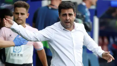 El entrenador del Espanyol, David Gallego. El entrenador del Espanyol, David Gallego.