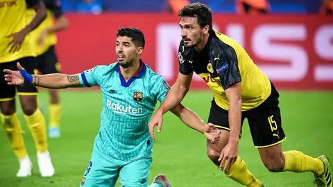 El delantero del Barcelona, Luis Suárez. El delantero del Barcelona, Luis Suárez.