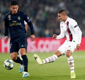 James Rodríguez con Verrati. James Rodríguez con Verrati.
