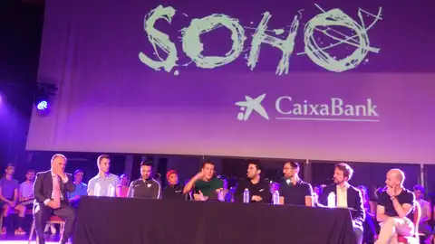 Antonio Banderas en el Teatro del Soho Presentación del Teatro del Soho Caixabank, en Málaga