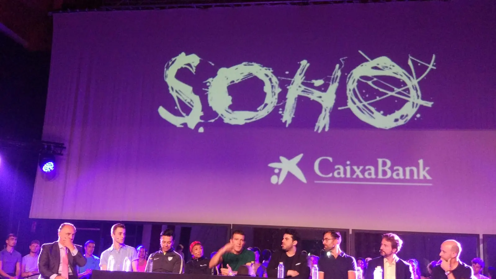 Antonio Banderas en el Teatro del Soho Presentación del Teatro del Soho Caixabank, en Málaga