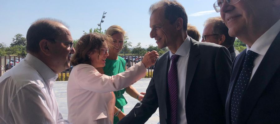 El ministro de Ciencia en funciones, Pedro Duque, presente en Castellón. El ministro de Ciencia en funciones, Pedro Duque, presente en Castellón.