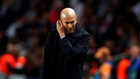 El entrenador del Real Madrid, Zinedine Zidane.