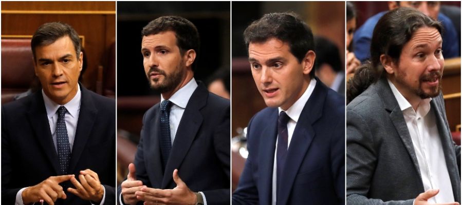 Los principales candidatos a las elecciones Los principales candidatos a las elecciones