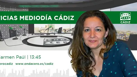 Noticias Mediodía Cádiz 13:45 - Carmen Paúl Carmen Paúl nos pone al día de lo que sucede en Cádiz en nuestro informativo de las 13:45.