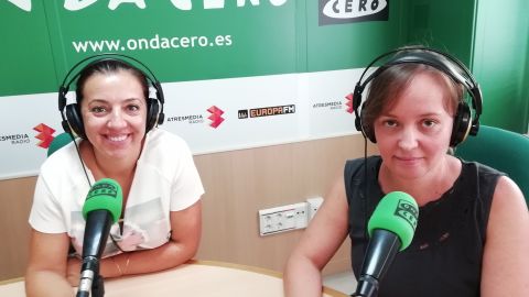 Jessica Pi&ntilde;ero y Bel&eacute;n Candela de la Fundaci&oacute;n Salud Infantil