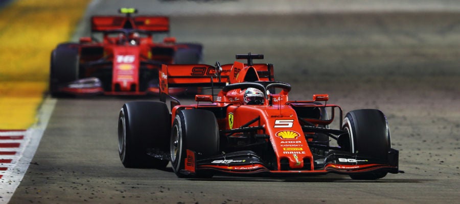 Vettel, en Singapur Vettel, en Singapur