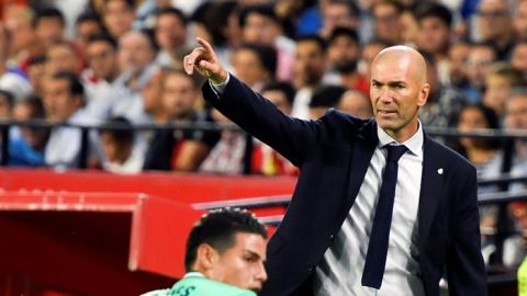 El entrenador del Real Madrid, Zinedine Zidane. 