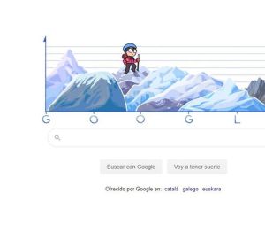 Doodle en homenaje a Junko Tabei Doodle en homenaje a Junko Tabei