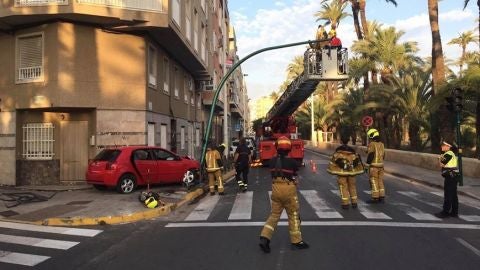 Imagen de archivo de un accidente de circulaci&oacute;n en Elche.