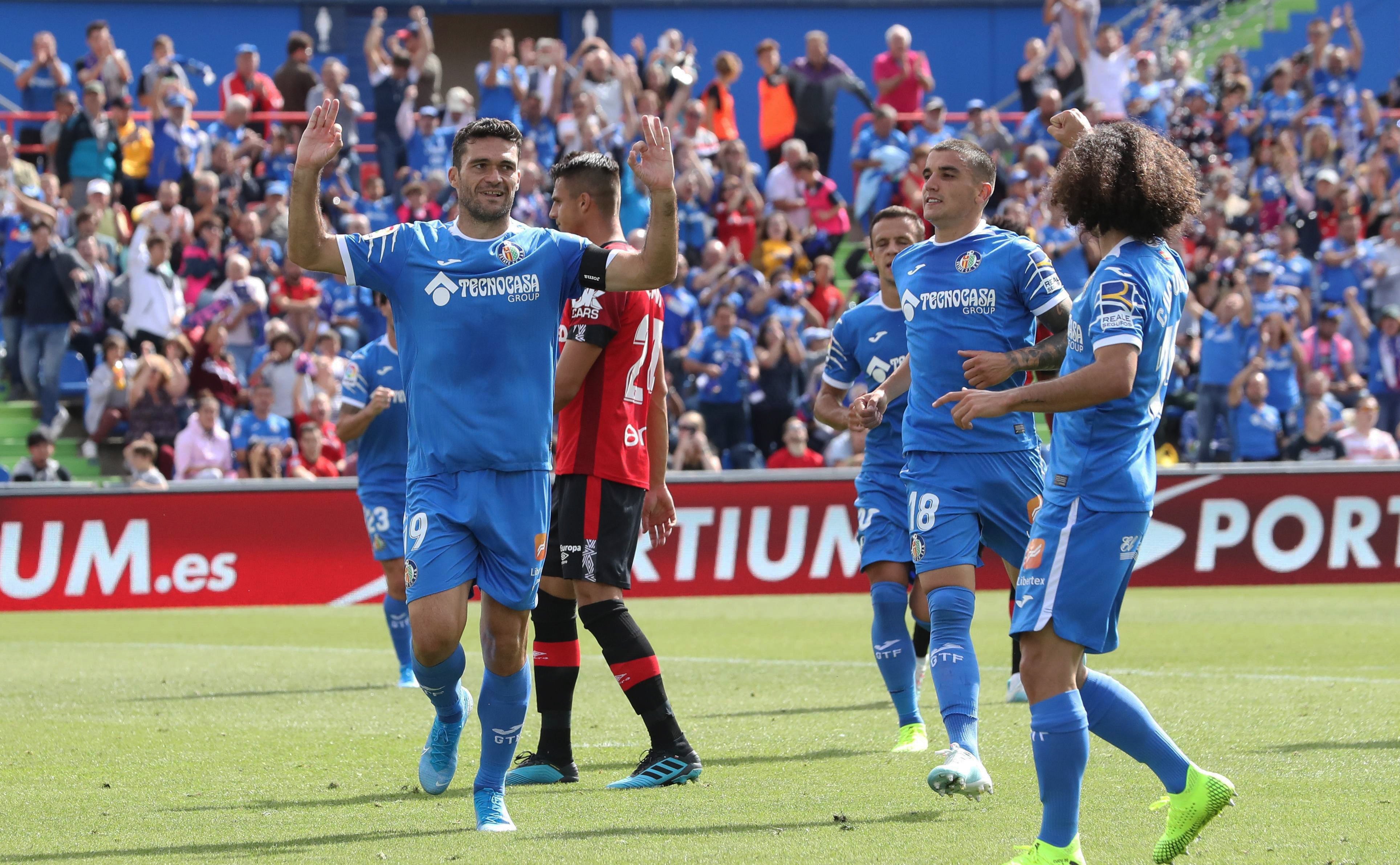 Un Getafe muy combativo toma oxígeno y mira a Europa Un Getafe muy combativo toma oxígeno y mira a Europa