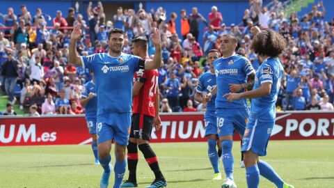 El Getafe se impone al Mallorca. 