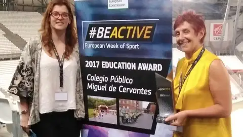 El CP Miguel de Cervantes, premio BeActive en 2017, participará en la Cumbre Europea de la Educación CP Miguel de Cervantes (Gijón)