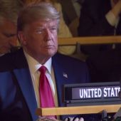 Trump se pasa brevemente por la Cumbre del Cclima de la ONU pero sin intervenir