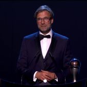 Klopp se lleva el premio a mejor entrenador en la gala FIFA The Best 2019